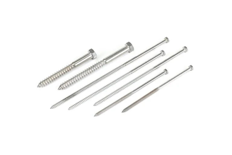 Stainless Steel Coach Screws / Hex Head Lag Screws for Heavy Loads
