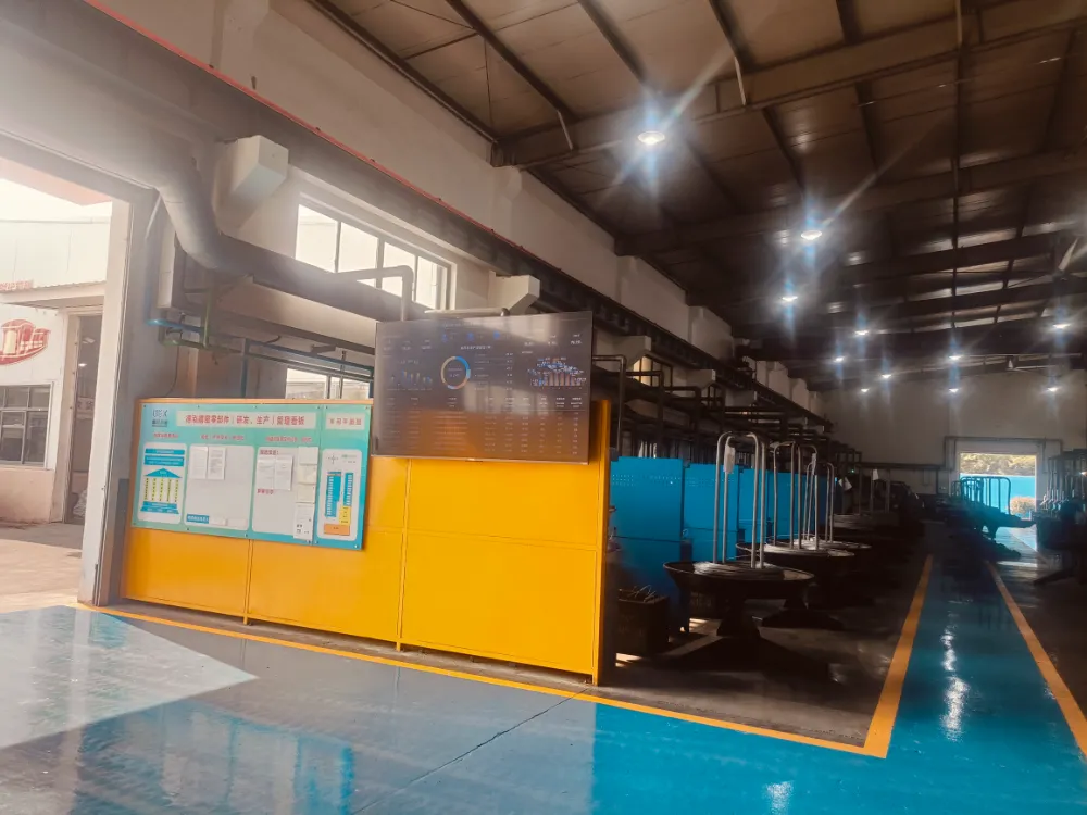 Factory real-time dashboard for quality assurance and production monitoring.