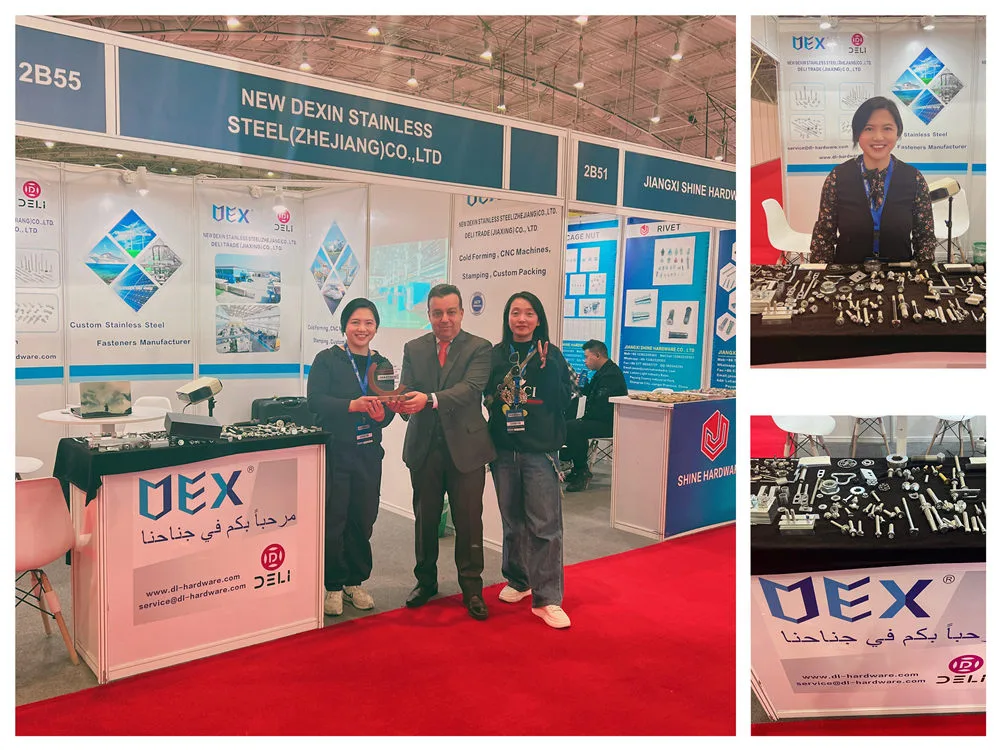 DELI-Newdexin Stainless Steel at MACTECH SAUDI ARABIA 2025, showcasing high-performance stainless steel fasteners at Riyadh International Exhibition Center.