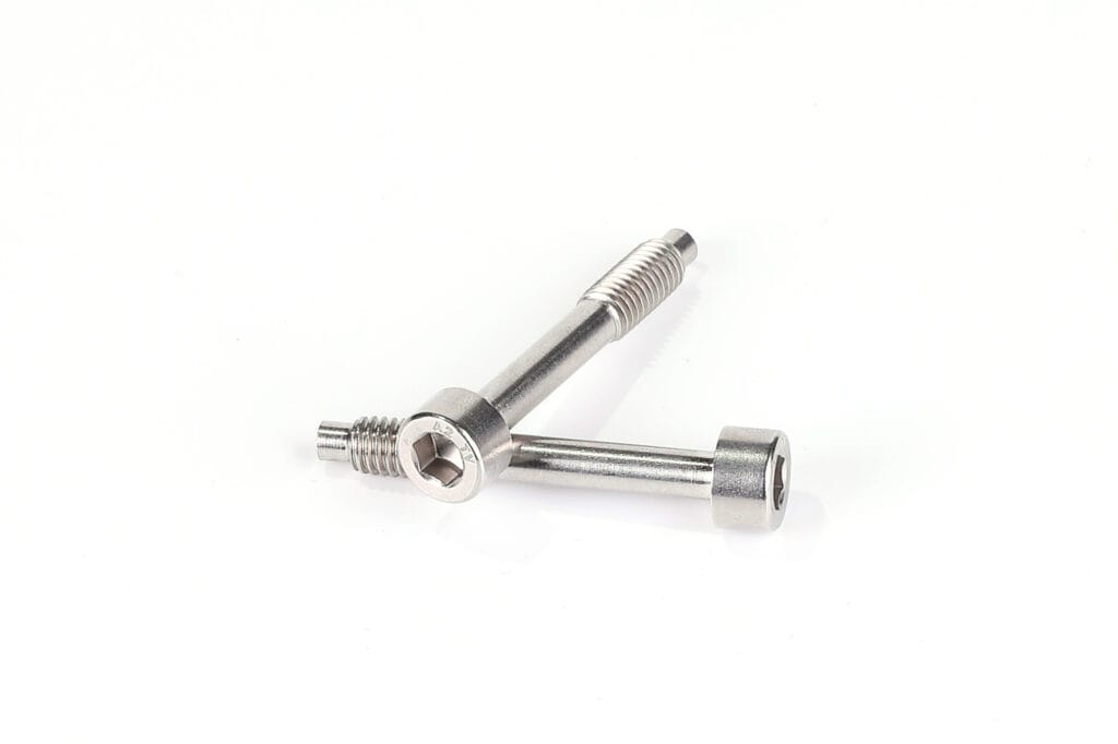 Specialty SL series hexagon socket cap screws in stainless steel.