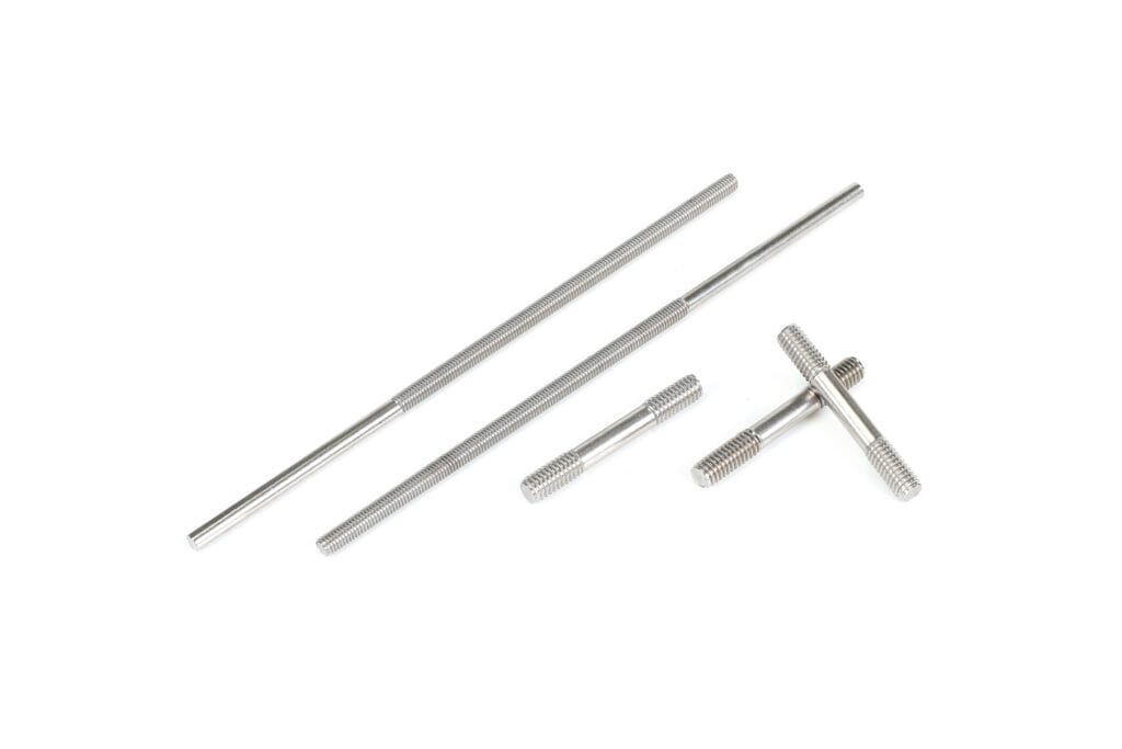 Fully threaded double-end studs in stainless steel for secure applications